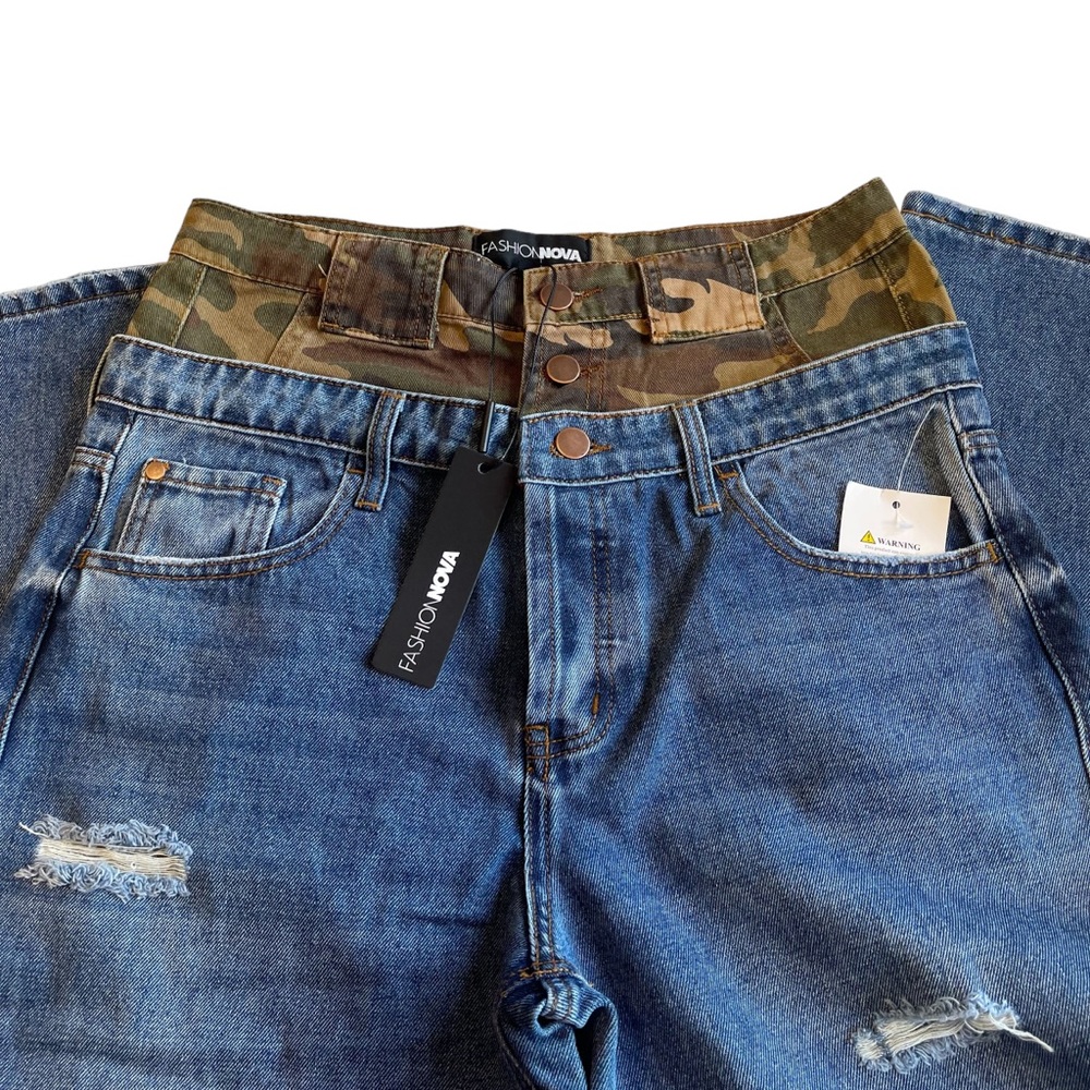 Fashion Nova’ High Waist Camo Jeans
